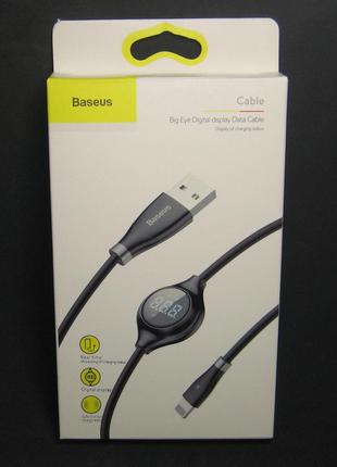 Кабель USB Baseus Big Eye цифровий дисплей iPhone 8 (CALEYE-01...