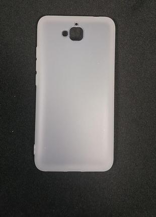Бампер Silicon Case Huawei Y6 Pro White