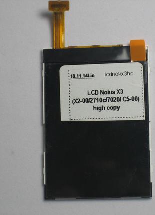 Дисплей (LCD) NOKIA X3-02 H/C
