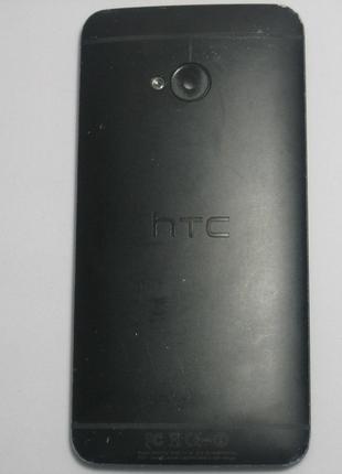 Задня кришка для HTC One M7 PN07100 чорна б/в