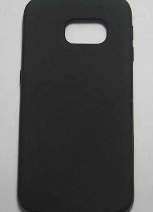 Silicon Case Samsung G925 (S6 Edge) ORIGINAL Black