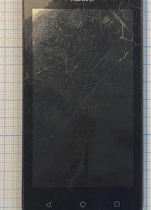 Дисплей (модуль) Huawei Y560-L01, з сенсором та рамкою, чорний...