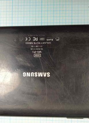 Задня кришка для Samsung N8000 Galaxy Note чорна б/в