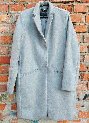 Классическое пальто с добавлением шерсти mohito