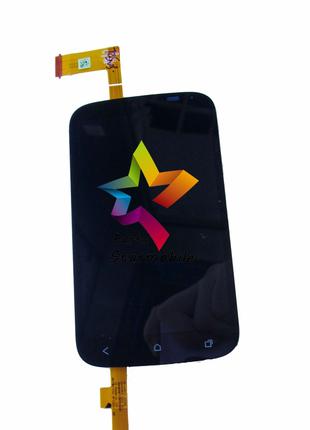 Дисплей для мобільного телефону HTC Desire X/T328e, чорний, з ...