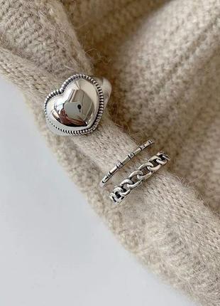 Кольцо серебро 925 покрытие колечко