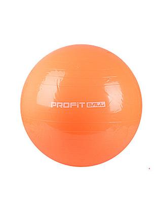 Гимнастический мяч для фитнеса 65 см Оранжевый