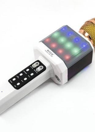 Микрофон караоке беспроводной WSTER WS-1828 c LED подсветкой (...