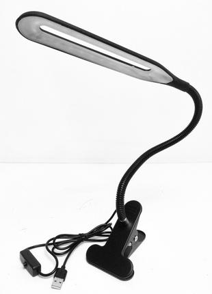 Лампа 24LED светодиодная на прищепке от USB LED206