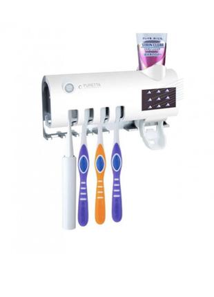 Диспенсер для зубної пасти та щіток автоматичний toothbrush st...