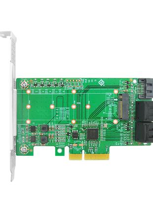 Контролери 4-5*SATA та SSD дисків M.2 NGFF SATA на PCIe x4