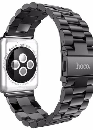 Металлический ремешок для Apple Watch 1/2/3/4 HOCO Grand Steel...