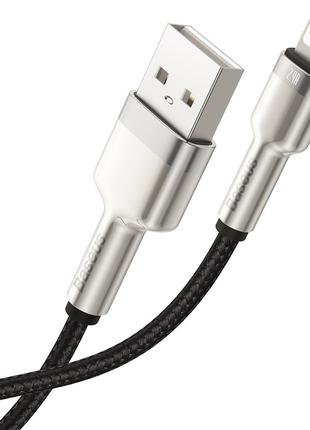 USB кабель Lightning Baseus Cafule Series Metal Data Cable |1M...