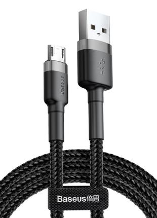USB кабель Micro USB BASEUS Сafule |2.4A, 0.5M| . Black