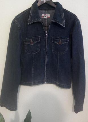 Джинсовая куртка-пиджак (7007)