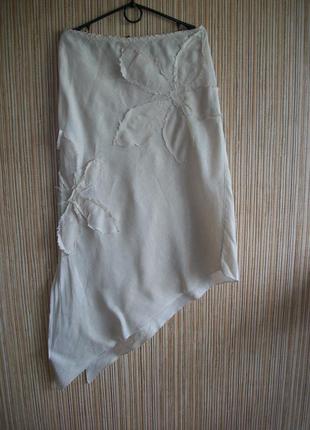 Лёгкая италийская льняная юбка от rinascimenta (2051)