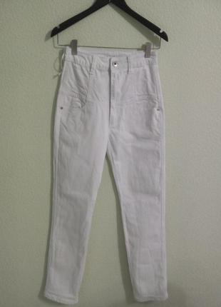 Прямые джинсы с высокой талией (1054)