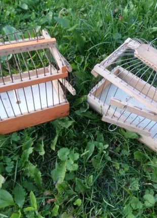 Клетка переноска для птиц, две