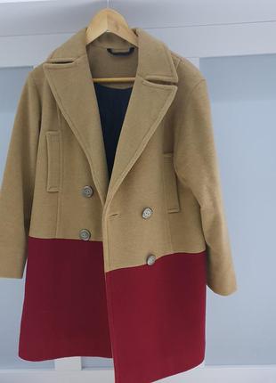 Оригінальне пальто-бушлат