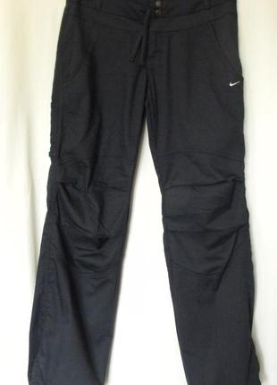 Черные женские спортивные штаны nike fit  р. 38 (м)