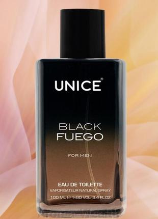 Туалетная вода Unice Black Fuego 100 мл