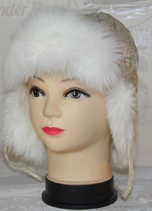 Зимняя шапка ушанка на девочку trestelle италия