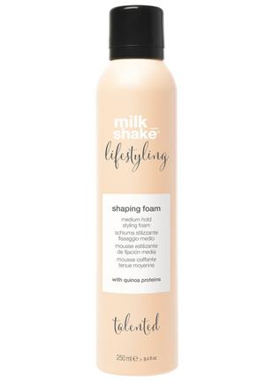 Milk Shake Lifestyling Shaping Foam Термозащитная пена для волос