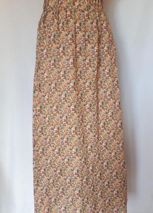 Длинная юбка в пастельных тонах в мелкий цветочный принт h&m (...