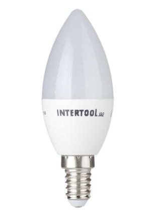 Светодиодная лампа LED 3Вт, E14, 220В, INTERTOOL LL-0151