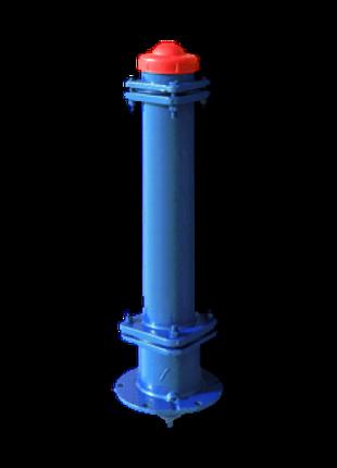 Гидрант пожарный подземный чугунный H---1.75 м. Ду 125 мм