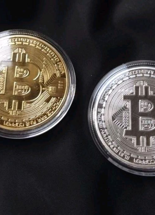 Монета Биткоин Сувенир Coin Bitcoin Souvenir