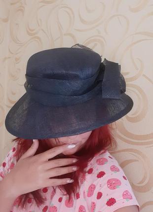 Ретро соломенная шляпка