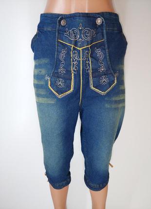 Баварські джинсові бриджи ледерхозе paulgos октоберфест