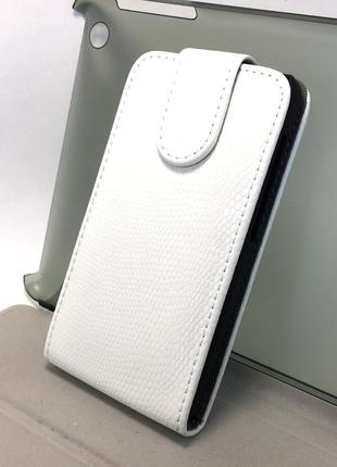 Чехол для Lenovo A319 книжка флип противоударный Chic Case белый