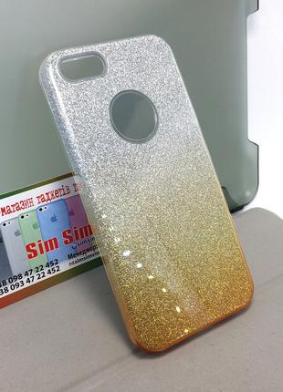 Чехол для iPhone 5 5s se накладка бампер противоударный glitte...