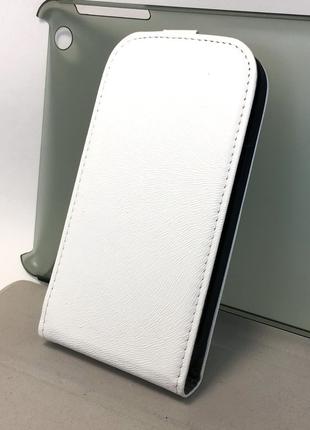 Чехол для HTC Desire SV, T326e флип книжка противоударный белый