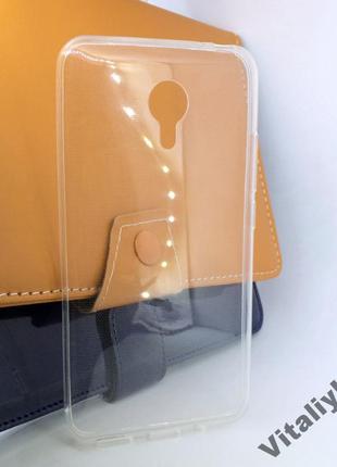 Чехол для Meizu M2 Note накладка силиконовый бампер противоуда...