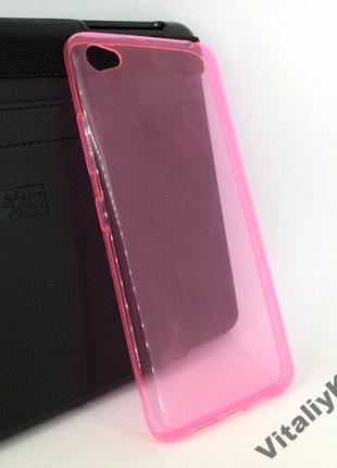 Чехол для Lenovo S90 накладка бампер противоударный Remax розовый