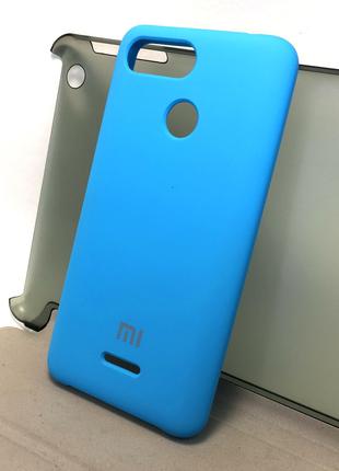 Оригинальный чехол для Xiaomi Redmi 6 накладка силиконовый про...