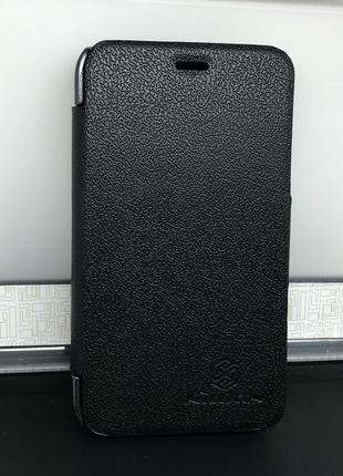 Чехол для Nokia Lumia 620 книжка противоударный Nillkin черный