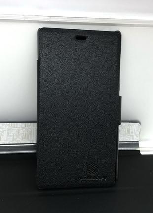 Чехол для Nokia Lumia 720 книжка противоударный Nillkin черный