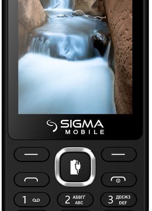 Мобильный телефон Sigma mobile X-Style 31 Power Black 3100 mA/ч