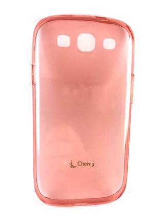 Чехол для Samsung S3, i9300 накладка бампер противоударный Cherry