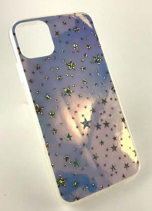 Чехол на iPhone 11 накладка бампер противоударный Star Hameleon