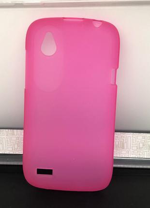 Чохол для HTC Desire SV, T326e накладка рожевий