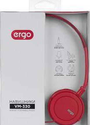 Наушники накладные Ergo VM-330 Red