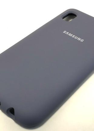 Чехол накладка для Samsung A10, A105 бампер противоударный Sil...