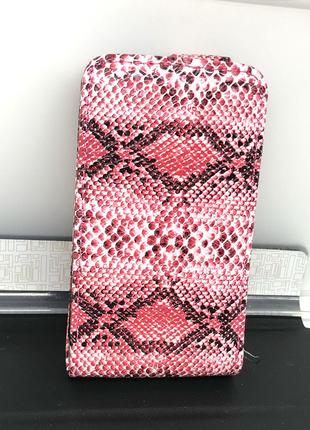 Чехол для Nokia Asha 501 книжка противоударный розовый