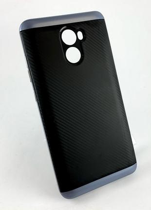 Чохол накладка на задню панель Ipaky Carbon для Xiaomi Redmi 4...