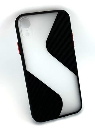 Чехол на iPhone XR накладка бампер противоударный 2 в 1 Shadov...